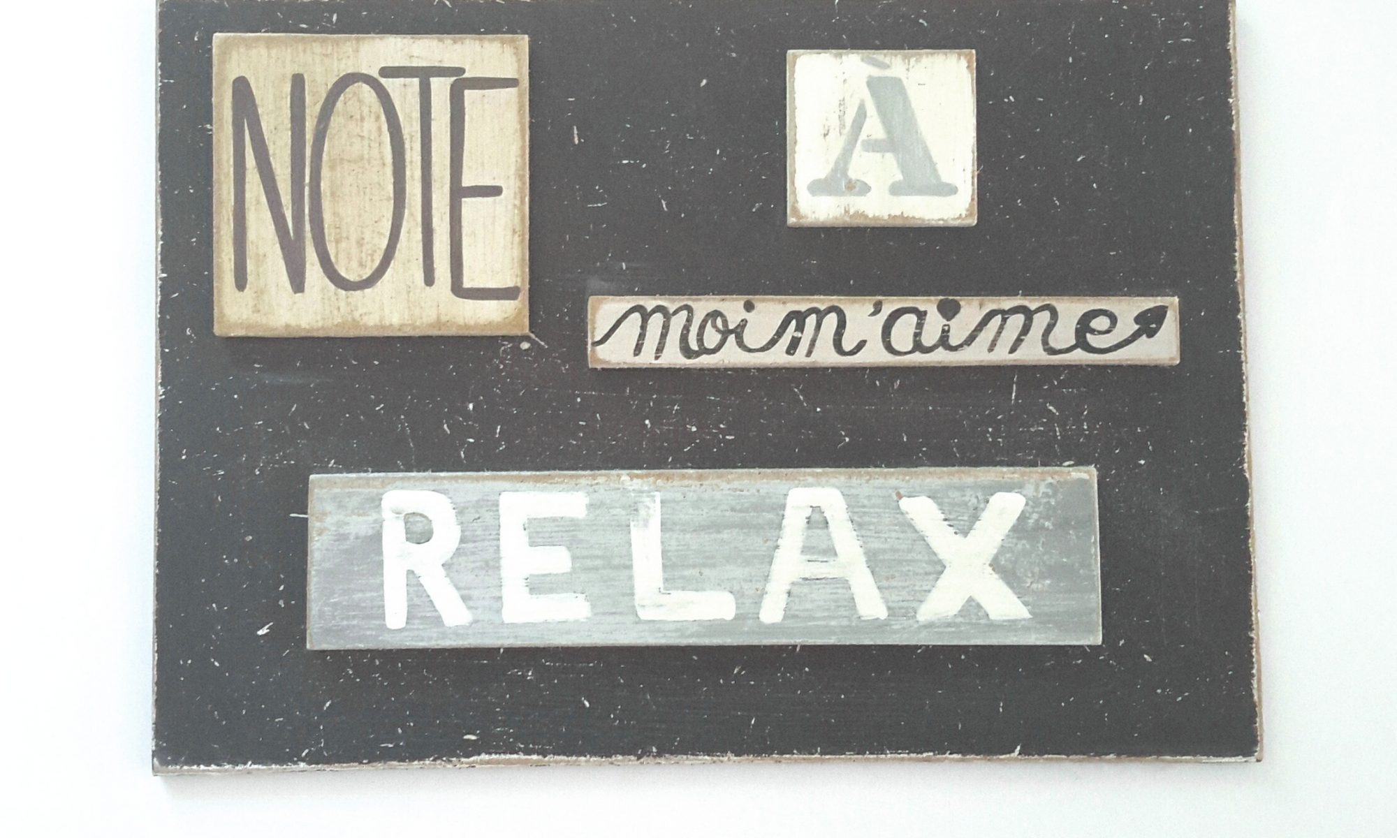 Tableau "Note à moi m’aime RELAX"