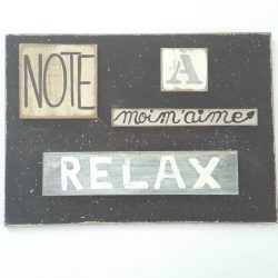 Tableau "Note à moi m’aime RELAX"