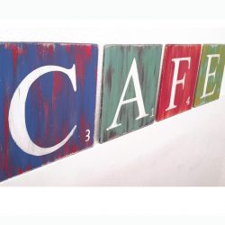 CAFE Scrabble Géant Vintage