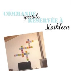 Réservé à Kathleen: Commande complémentaire