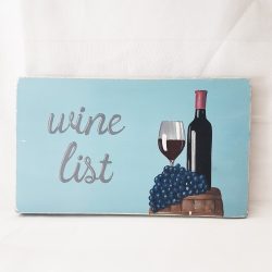 Pancarte wine list
