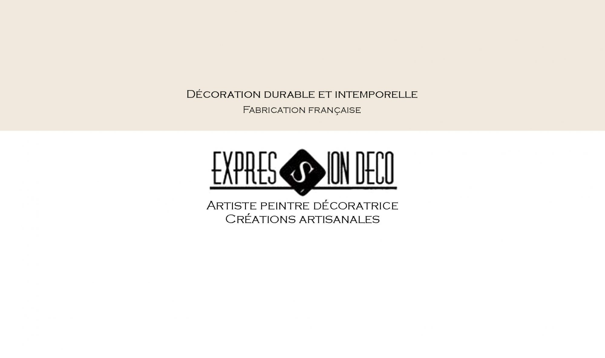 Entête de site ExpressionDéco