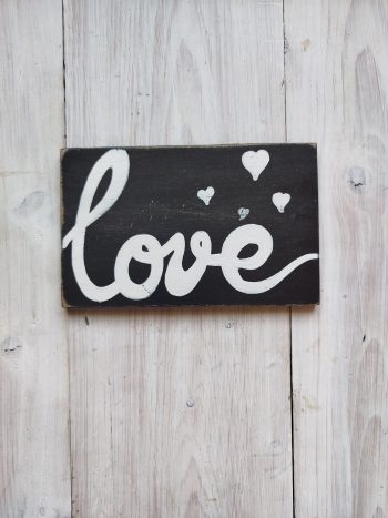 LOVE noir et blanc
