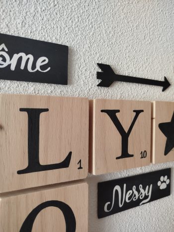 Flèche noire pour mur de scrabble – Image 4