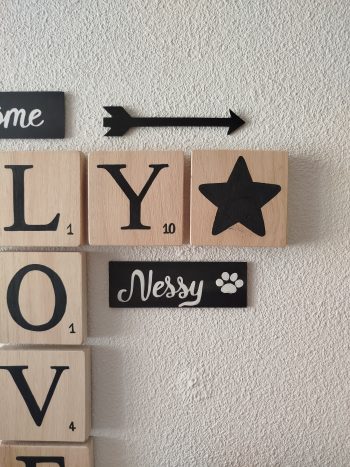 Flèche noire pour mur de scrabble – Image 3